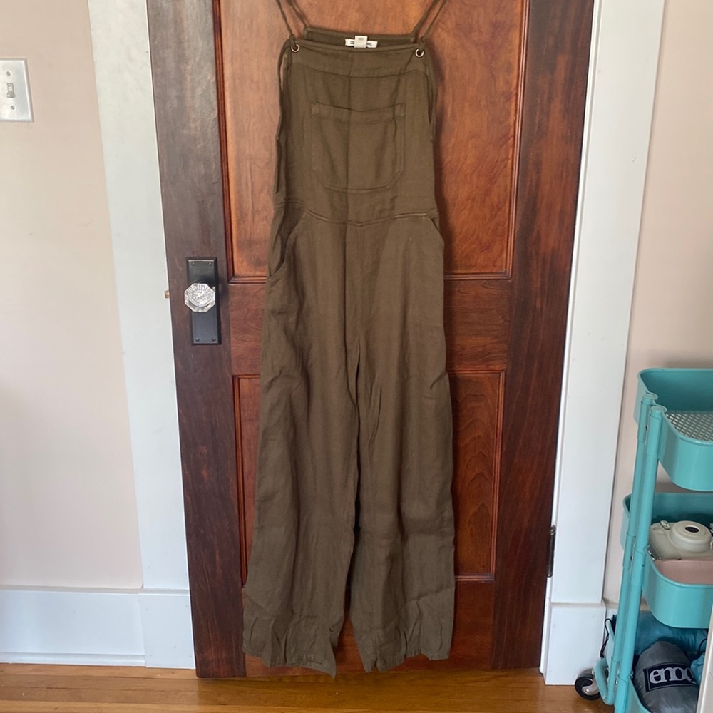 Billabong forest green overalls